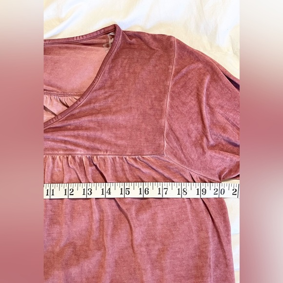 Como Vintage *Like New* Women's Rose Long Sleeve Peasant Top Poet | Size XL - Picture 12 of 12